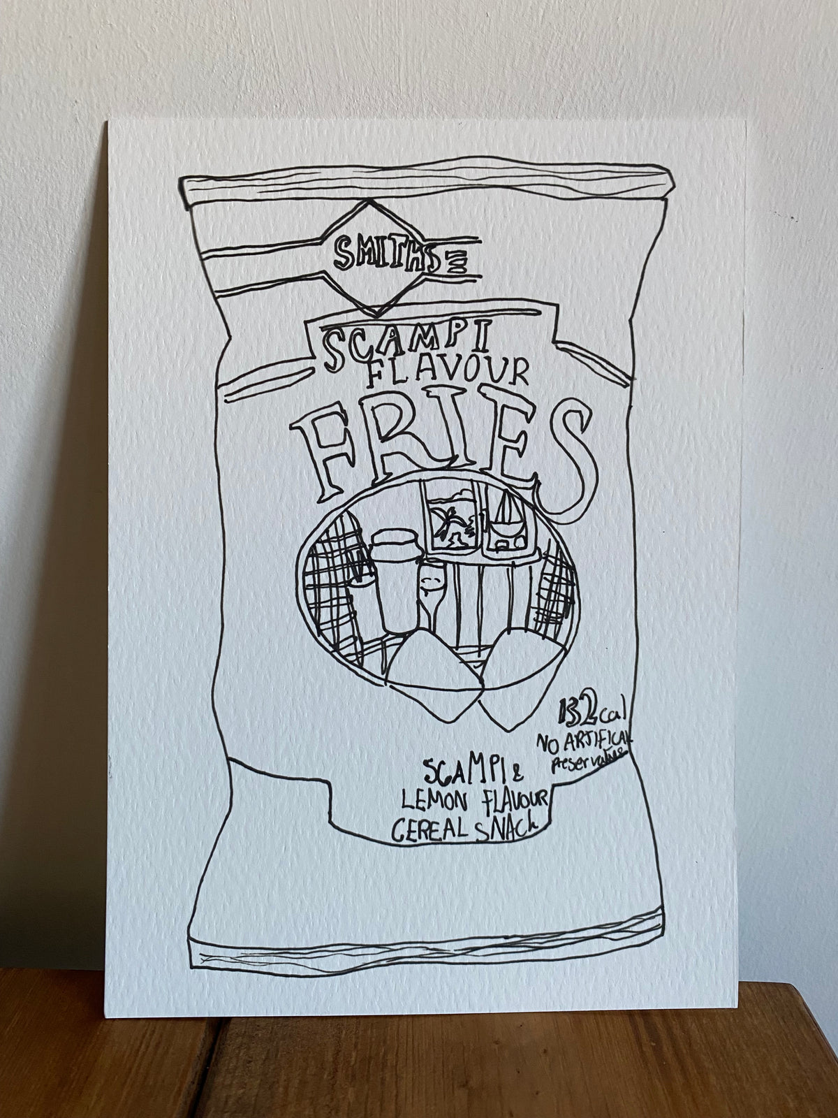 Scampi Fries Print