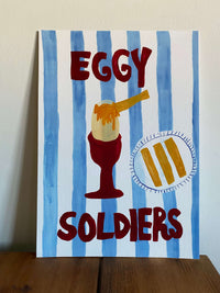 Eggy Soldiers Print