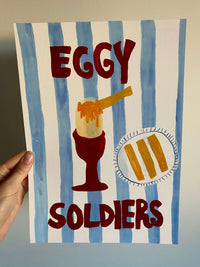 Eggy Soldiers Print