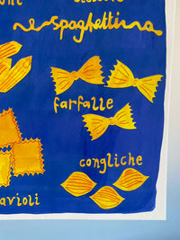 Pasta Shapes Print