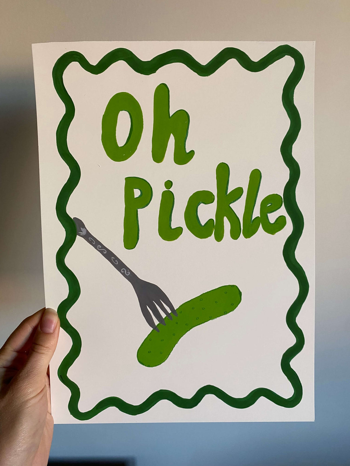 Oh Pickle Print