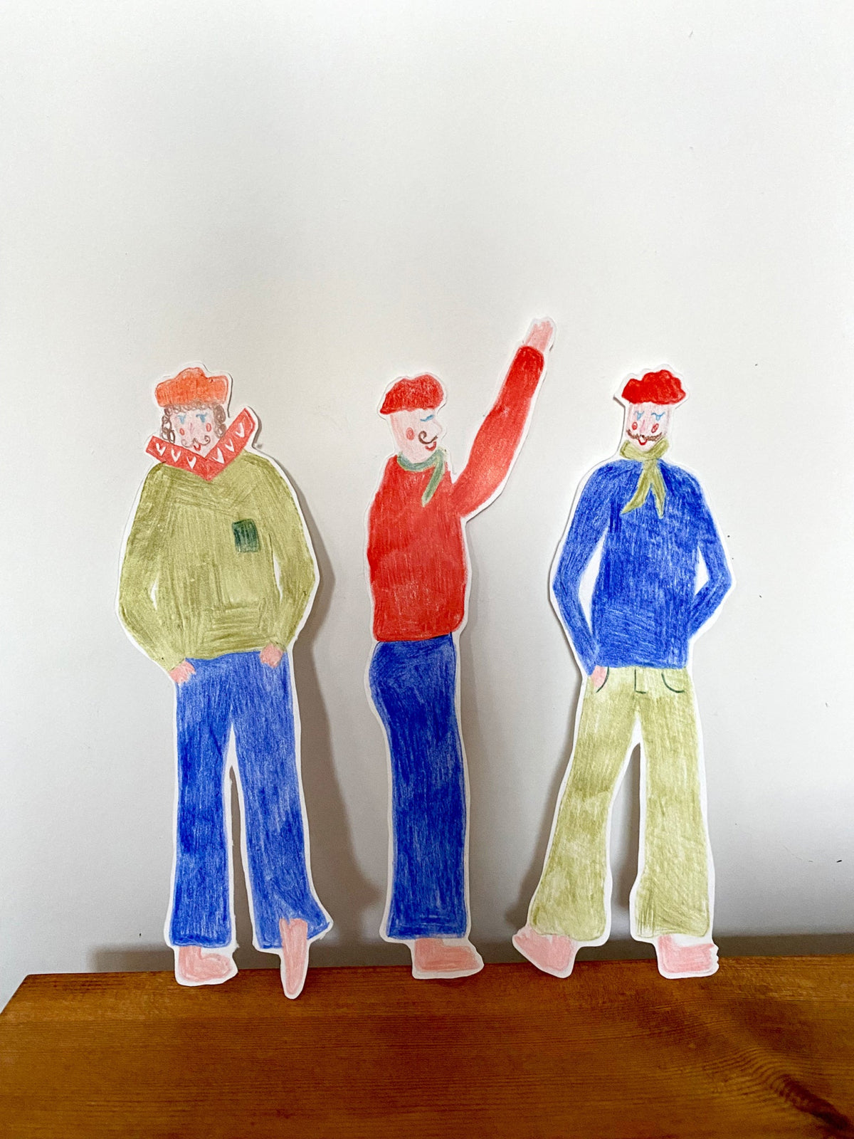 Handpainted Cards and cutouts