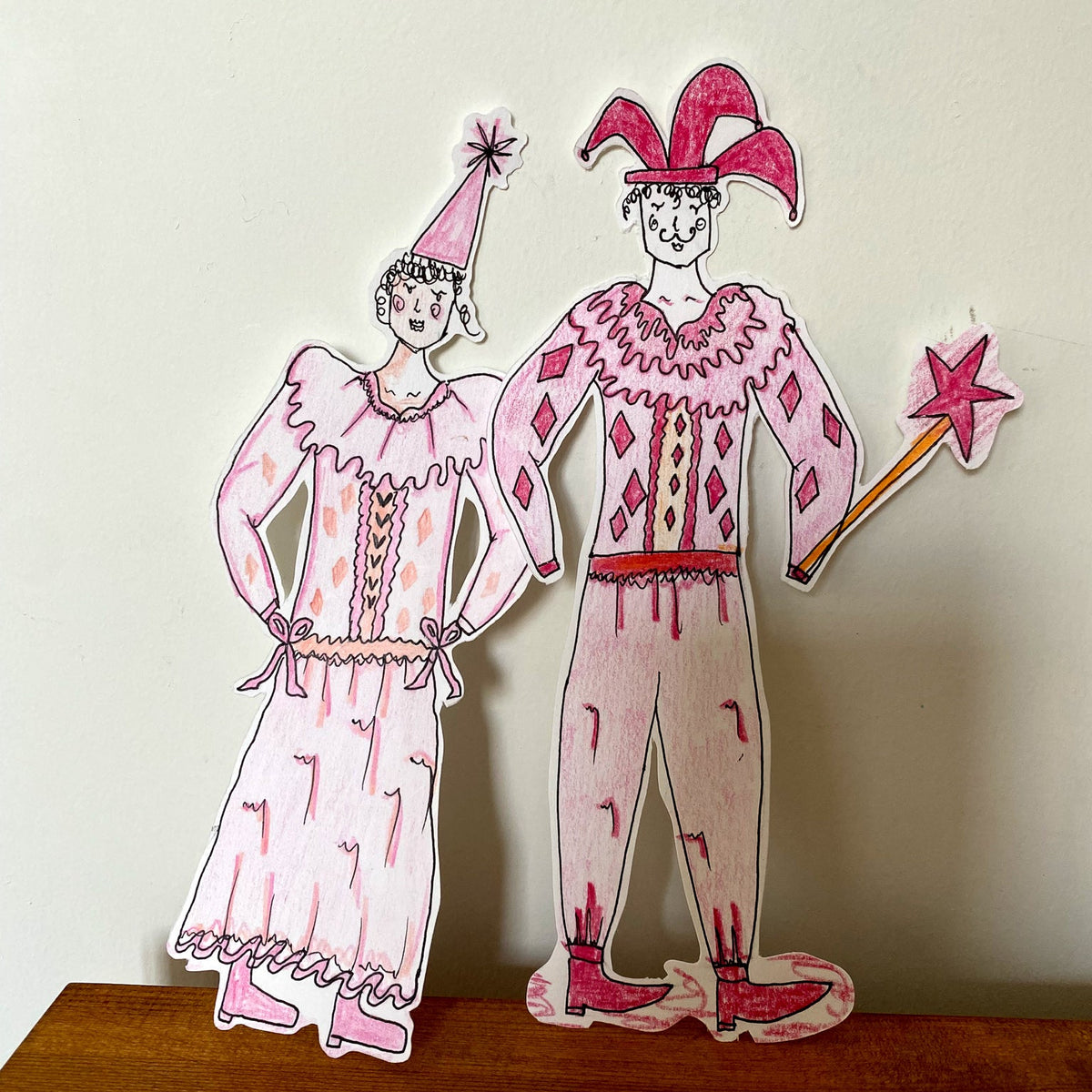 Handpainted Cards and cutouts