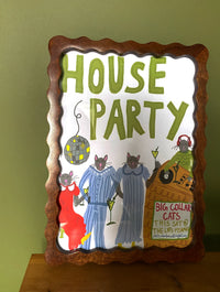 House Party Cats Print