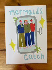 Mermaids Catch Print